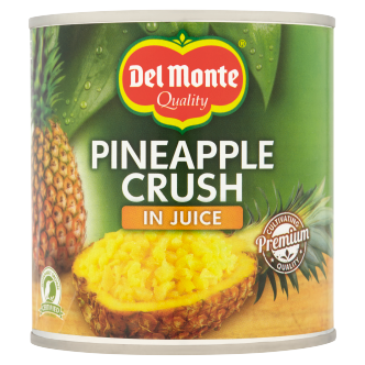 4 x Del Monte Pineapple Crushed In Juice 432Gm