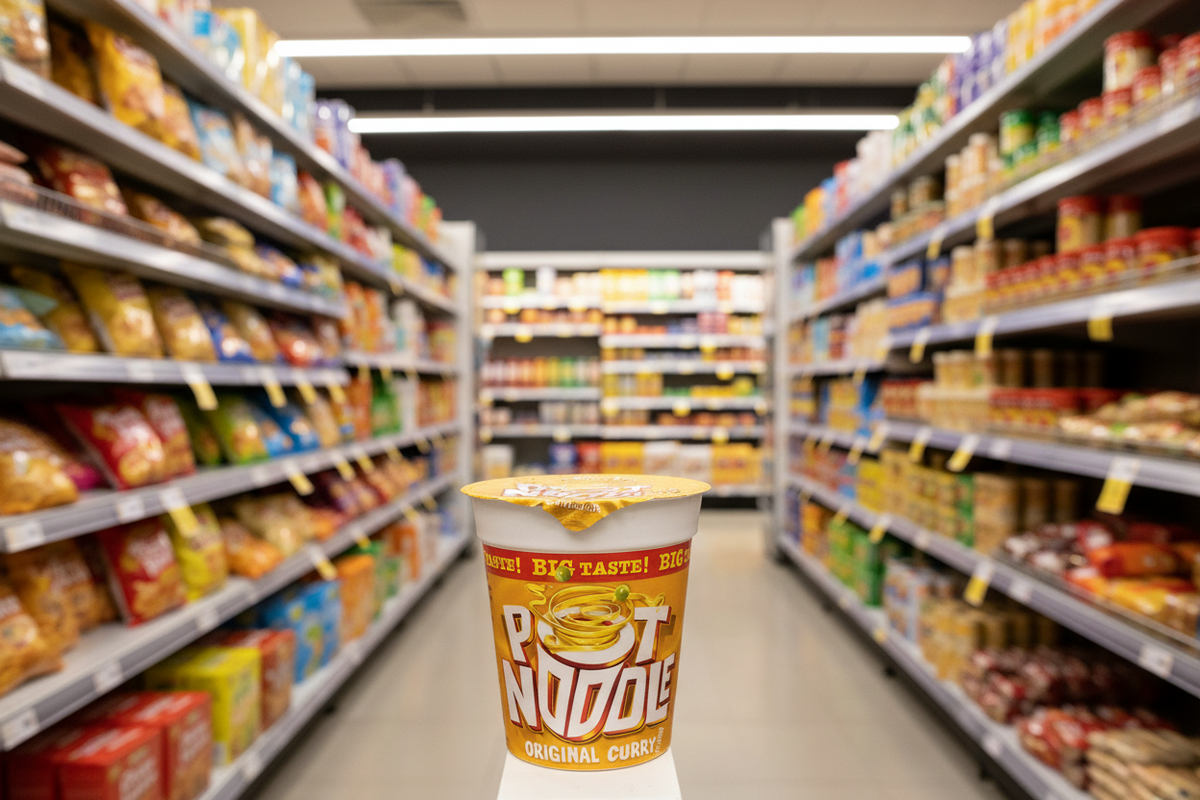 12 x Pot Noodle  Standard Pot Original Curry 90 G