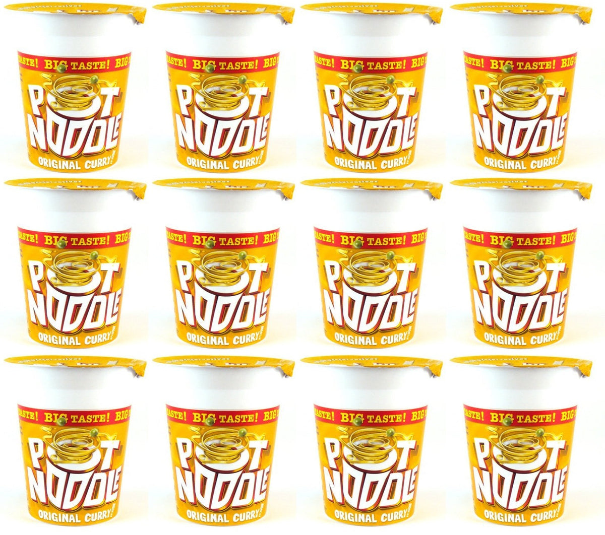 12 x Pot Noodle  Standard Pot Original Curry 90 G