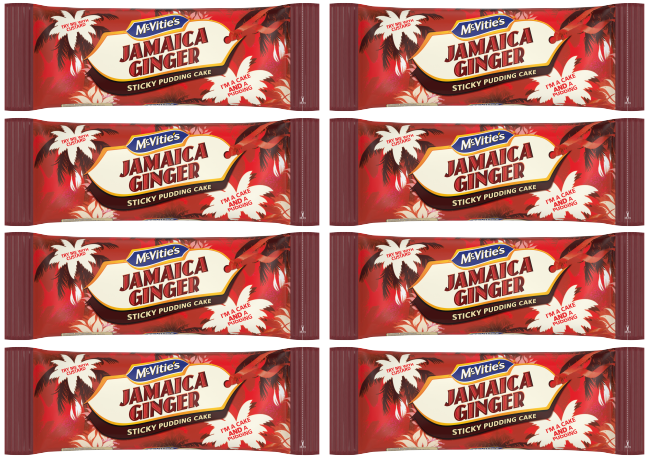 8 x McVities Jamaica Ginger Cake 232GM