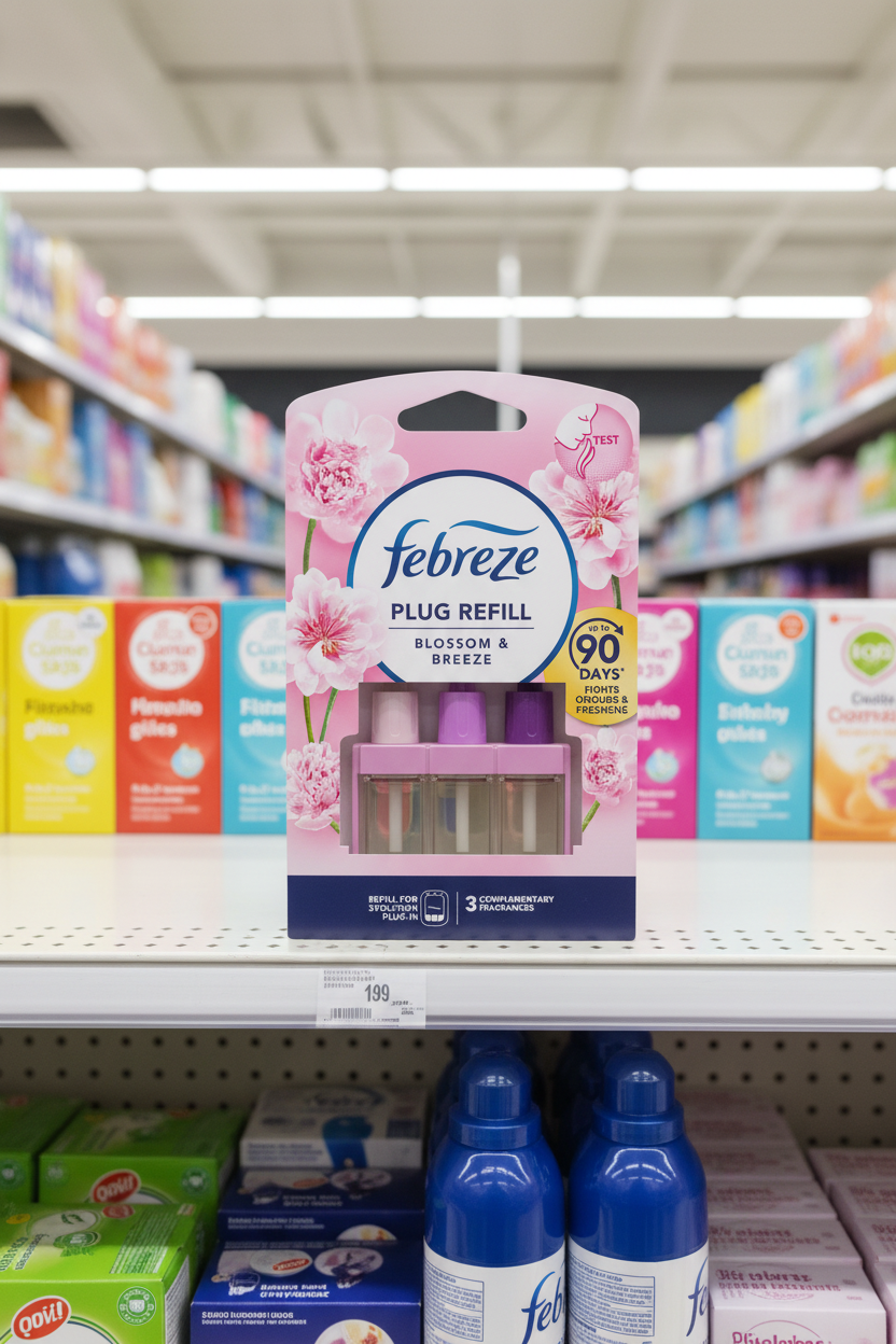 7 x Febreze 3volution Plug In Refill Blossom Breeze - 20ML