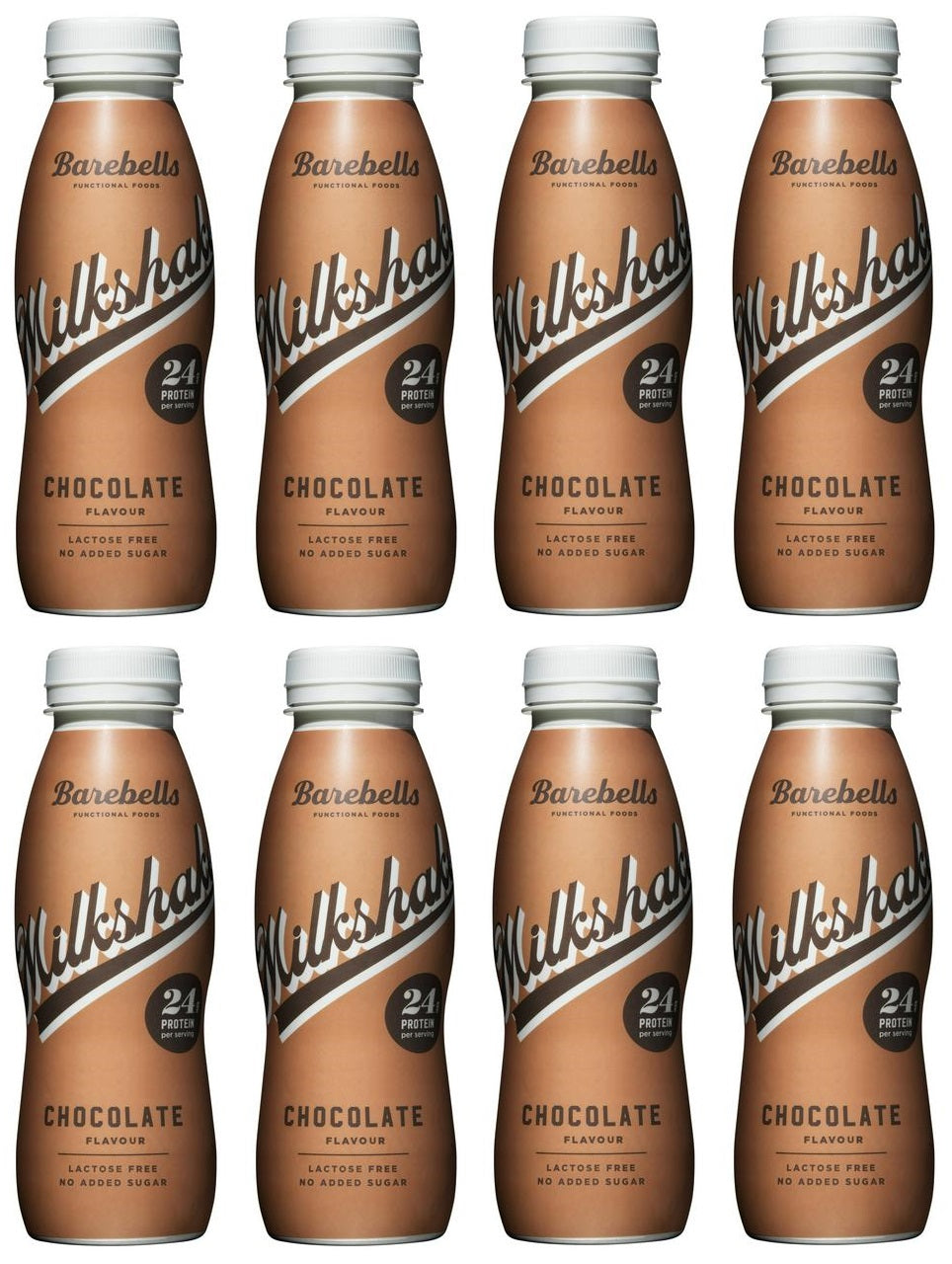 8 x Barebells Protein Shake Chocolate 24g - 330ML