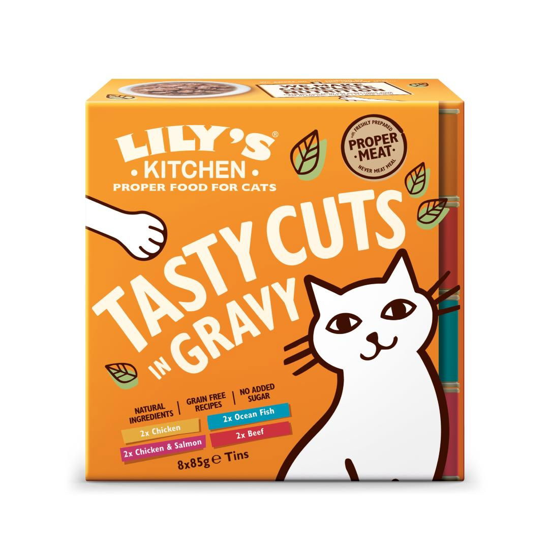 Tasty Cuts in Gravy Tins Multipack 8x85g