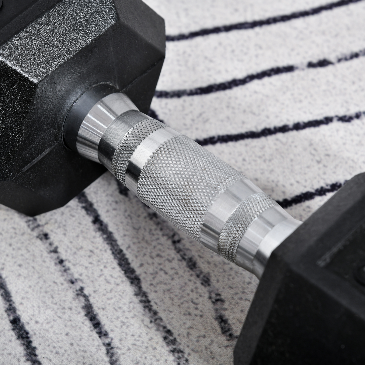 Hexagonal Dumbbells Kit Weight Lifting Exercise for Home Fitness 2x8kg HOMCOM