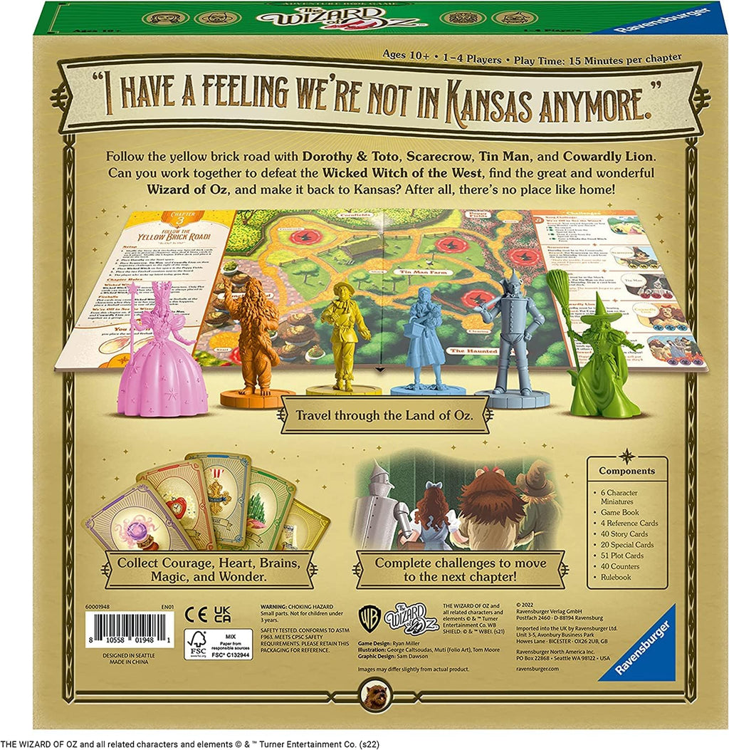 The Wizard of Oz Adventure Book - Family Strategy Board Game