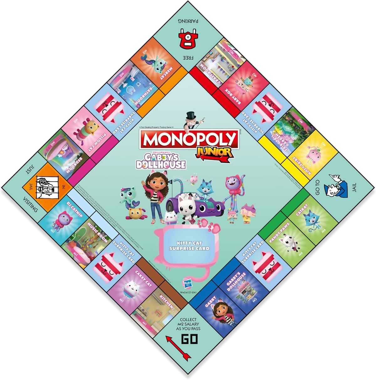 Gabby's Dollhouse Monopoly Junior