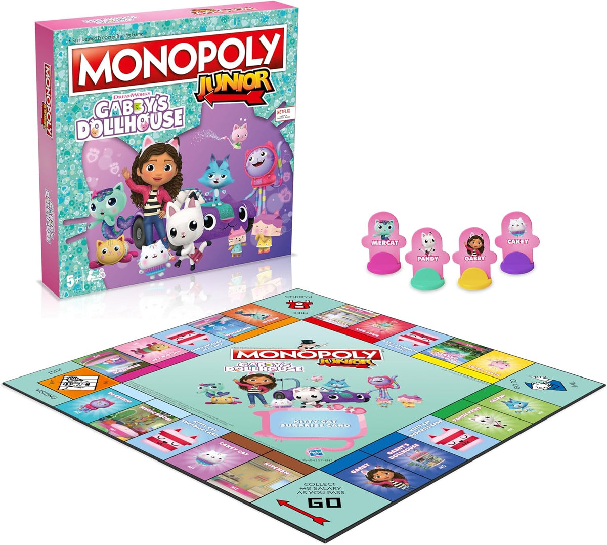 Gabby's Dollhouse Monopoly Junior