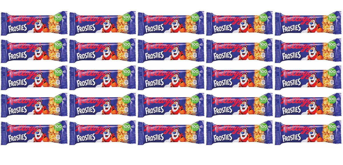 25 x Kelloggs Frosties Cereal & Milk Bar - 25GM