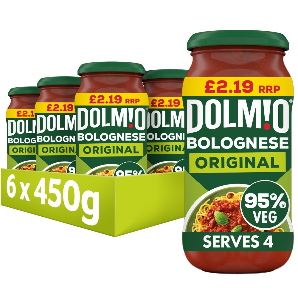 Dolmio Bolognese Original Pasta Sauce 450g (Case of 6)