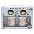 Jennifer Rose Highland Cow Chocolate Bomb   bliss  gift set   Mug Set of 2
