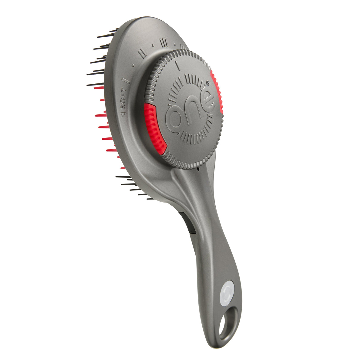 ONE Brush Pro - Adjustable Bristle Hairbrush, Titanium