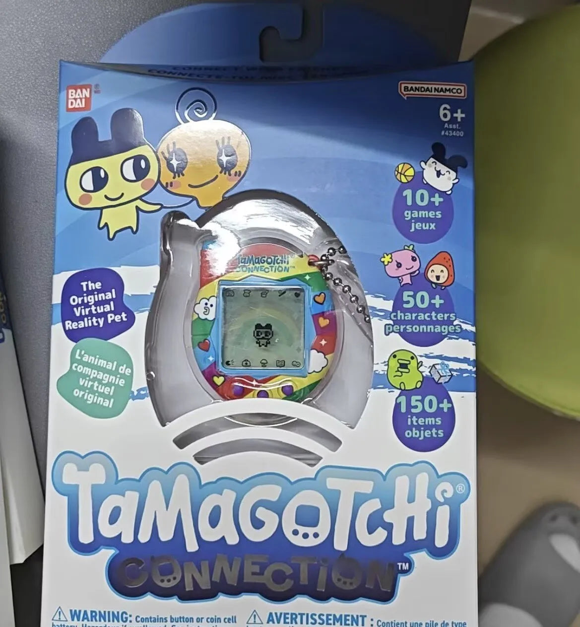 Bandai Tamagotchi Connection V3 Electronic Virtual Pet Interactive Toy With 10 Mini Games Over 50 Characters Kids Birthday Gift