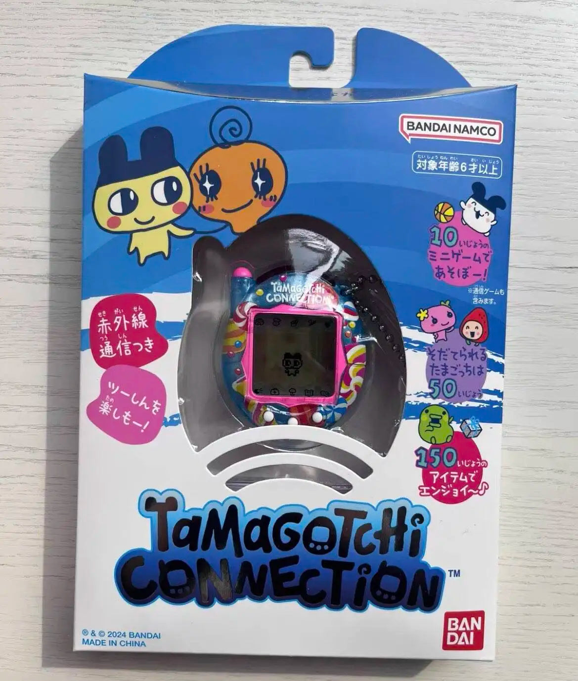 Bandai Tamagotchi Connection V3 Electronic Virtual Pet Interactive Toy With 10 Mini Games Over 50 Characters Kids Birthday Gift