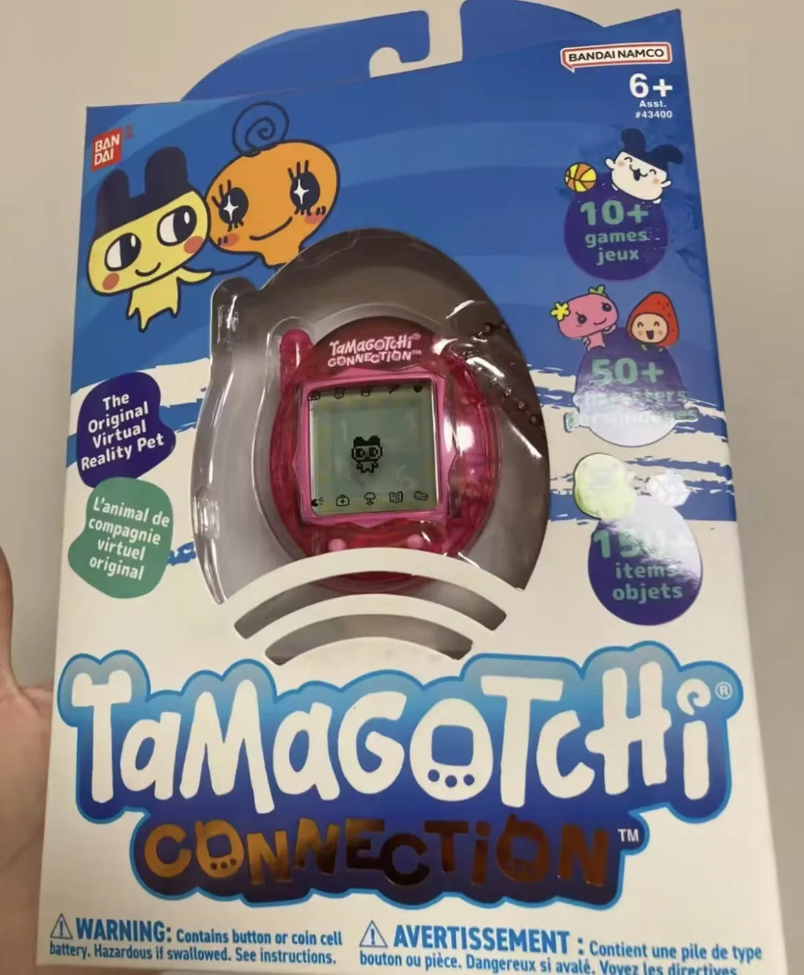 Bandai Tamagotchi Connection V3 Electronic Virtual Pet Interactive Toy With 10 Mini Games Over 50 Characters Kids Birthday Gift