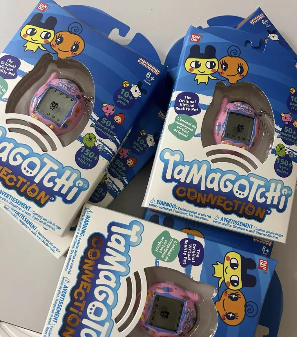 Bandai Tamagotchi Connection V3 Electronic Virtual Pet Interactive Toy With 10 Mini Games Over 50 Characters Kids Birthday Gift