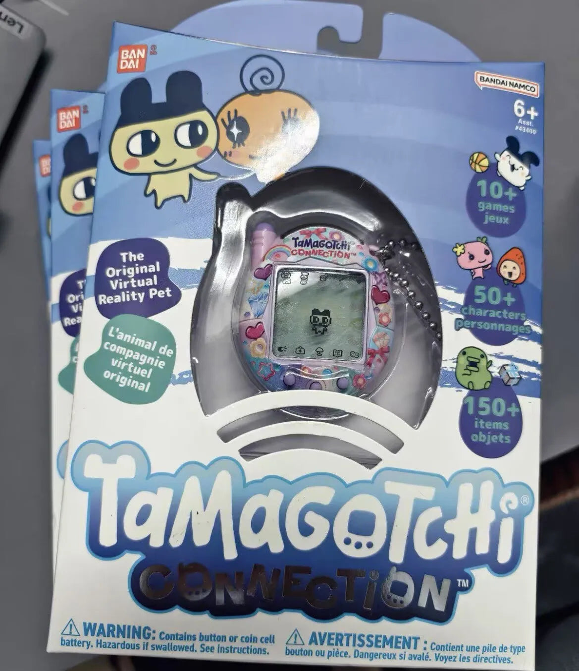 Bandai Tamagotchi Connection V3 Electronic Virtual Pet Interactive Toy With 10 Mini Games Over 50 Characters Kids Birthday Gift