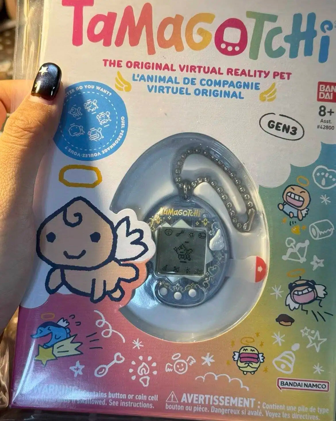Bandai Tamagotchi Connection V3 Electronic Virtual Pet Interactive Toy With 10 Mini Games Over 50 Characters Kids Birthday Gift