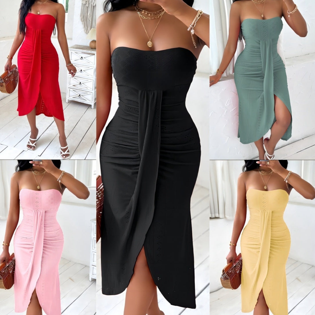 New Sexy Slim Fit Dress Women's Clothing
