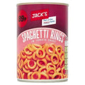 Jack's Spaghetti Rings in Tomato Sauce 410g (Case of 12)